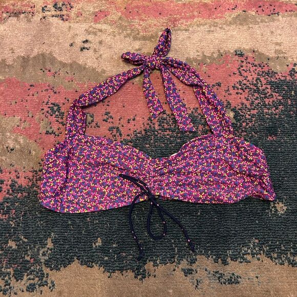 Matilda Jane Purple Floral Bikini Top - Picture 1 of 3